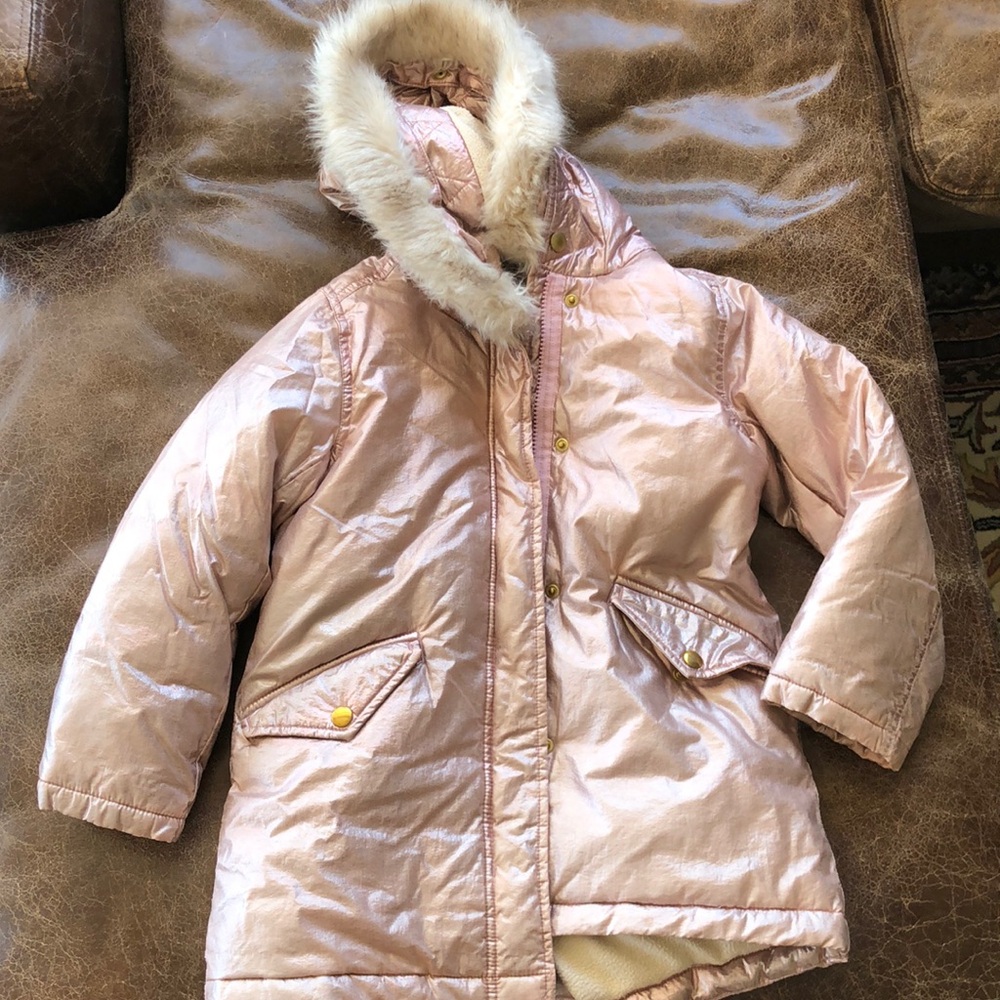 Crewcuts girls pink jacket